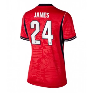 Englanti Reece James #24 Jalkapallovaatteet Naisten Vieraspaita MM-kisat 2026 Lyhythihainen